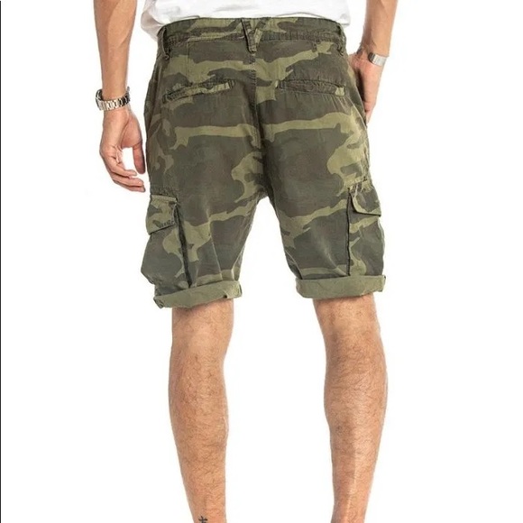 NOHOW CAYO COTTON CARGO IN GREEN CAMO - Picture 7 of 11
